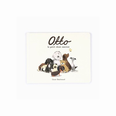 Jellycat Otto Le Petit Chien Saucisse Livre and Otto Sausage Dog Medium Australia | 948572TOZ